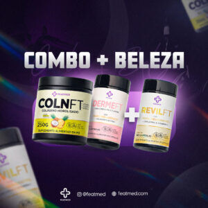 Combo + Beleza — 1 Colágeno + 1 Cabelo Pele e Unha + GANHE 1 Rejuvenescedor