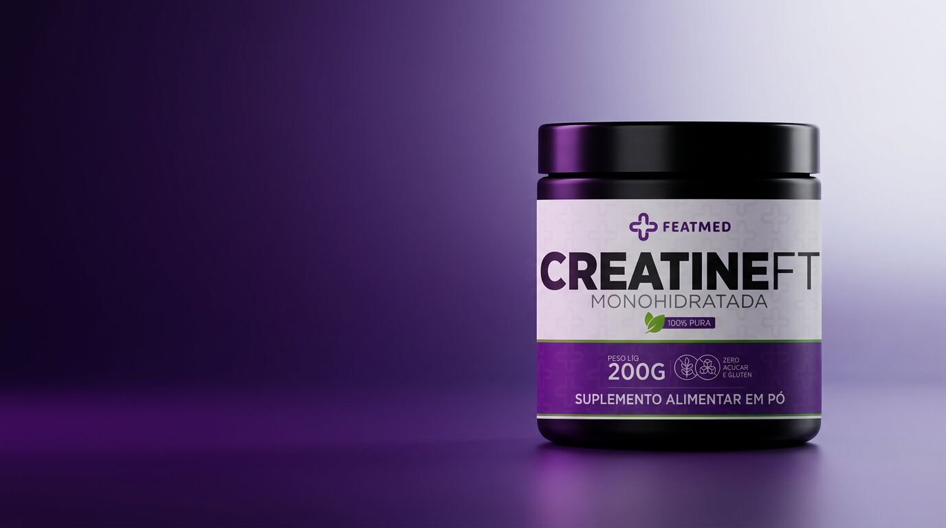 CreatineFT — 100% pura, o carro chefe da Featmed