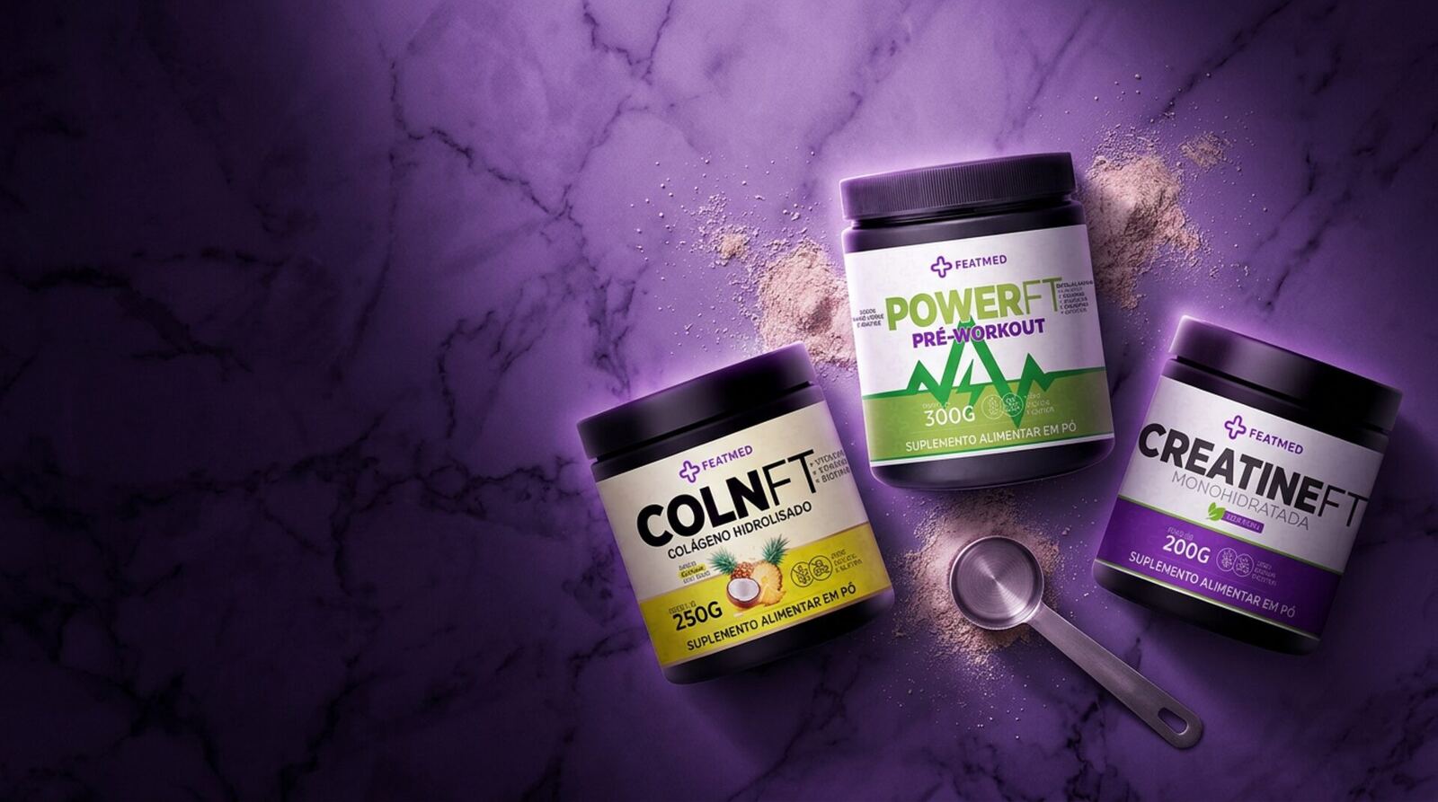 Linha completa de suplementos Featmed